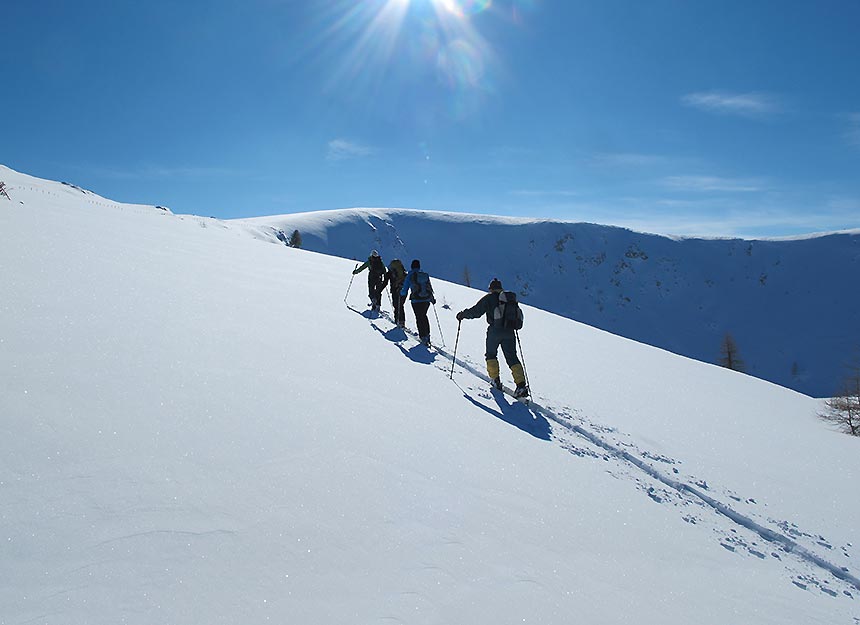 Skitour - Nockberge-Trail – 1. Etappe 