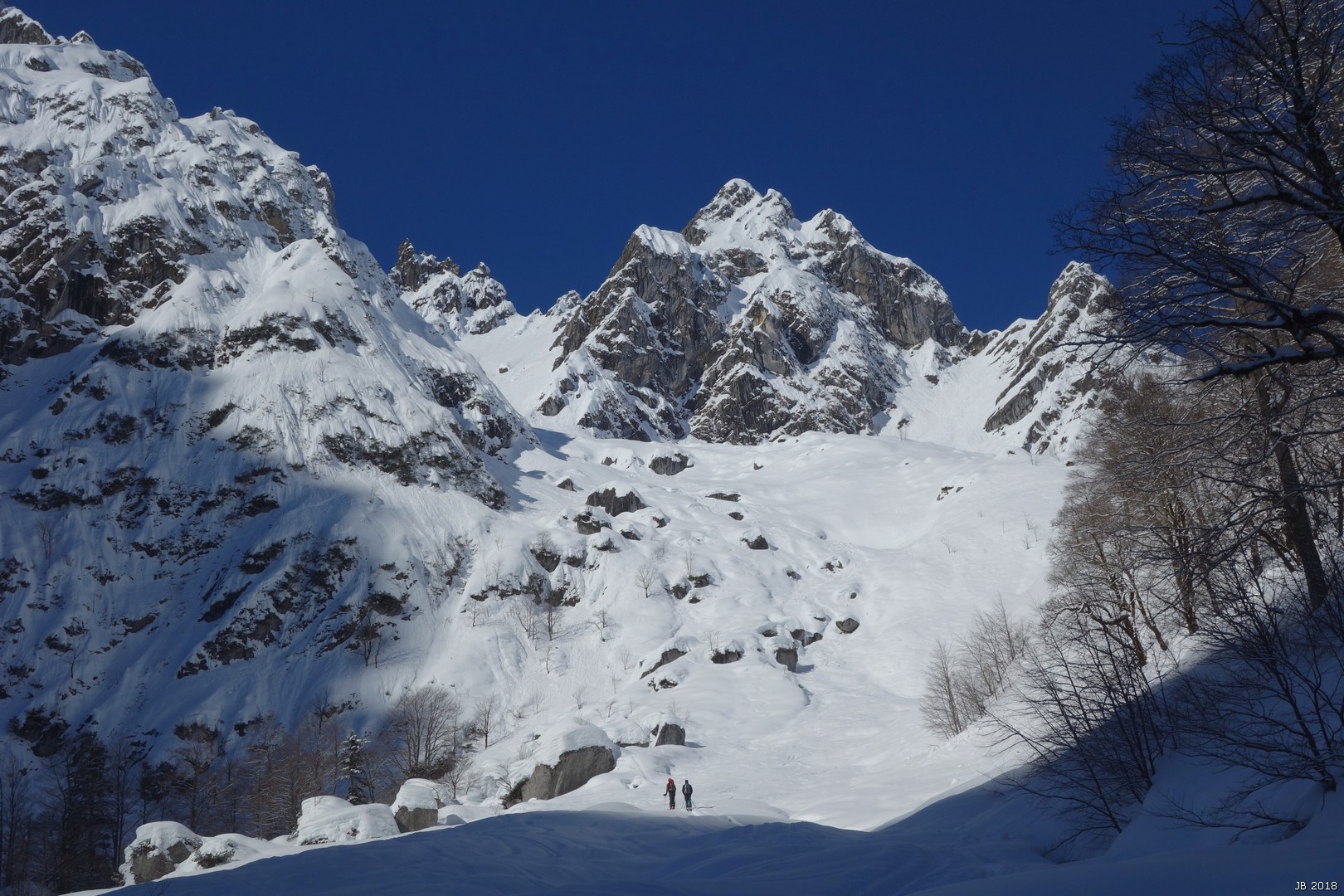 Tiefer Winter im Tortal (Karwendel)