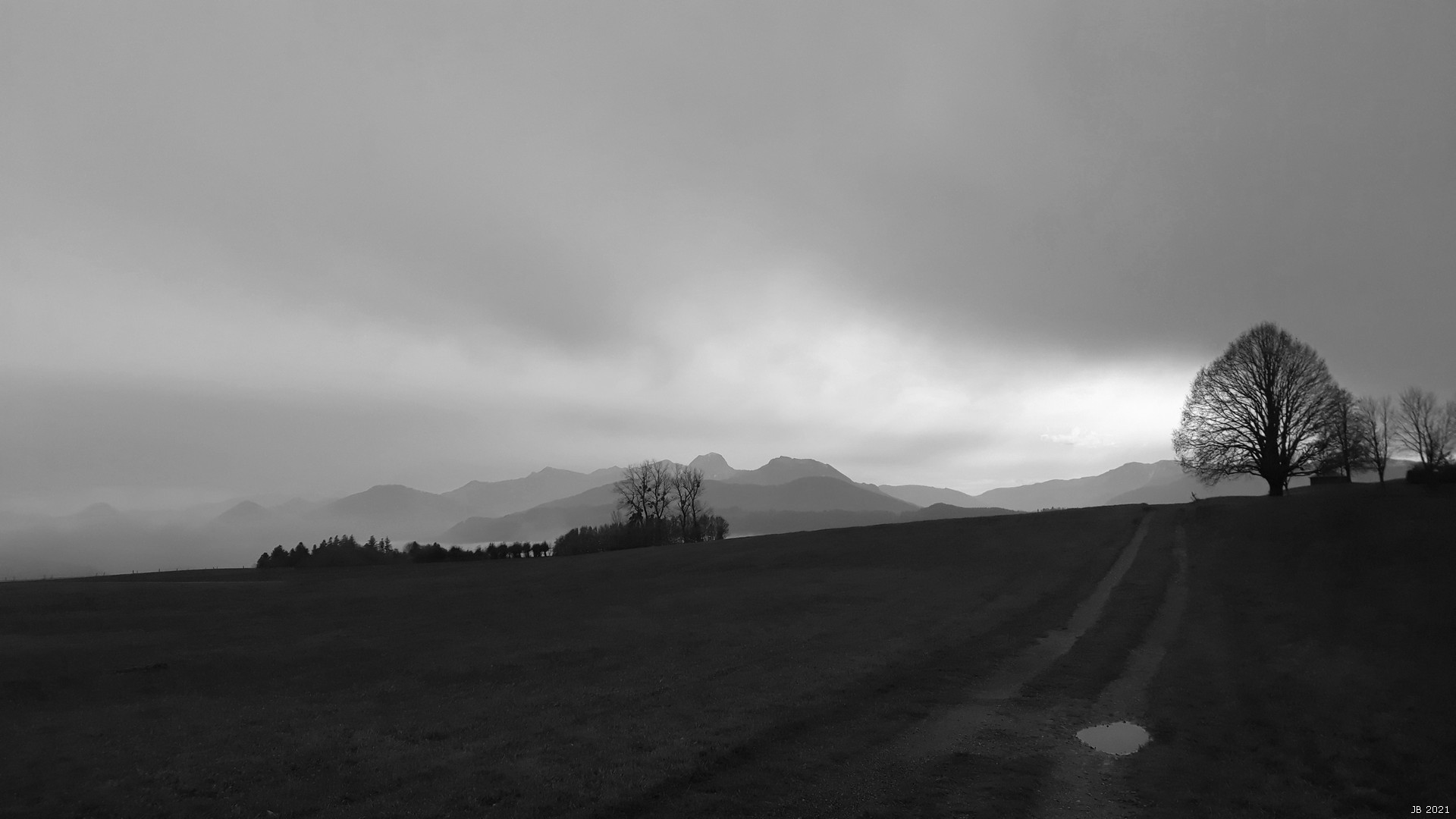 Zwischen Nebel und Sonne am Irschenberg
