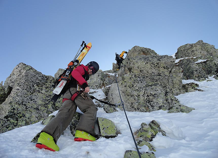Klettersteig - Arlberger Winterklettersteig