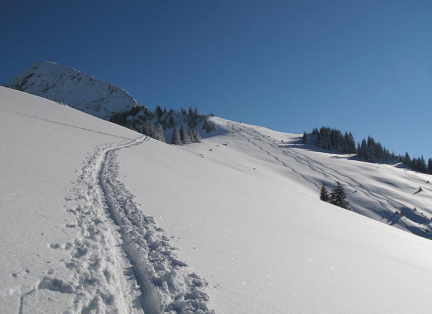 Skitour - Ross- und Buchstein-Reibe über Sonnberg und Hochplatte