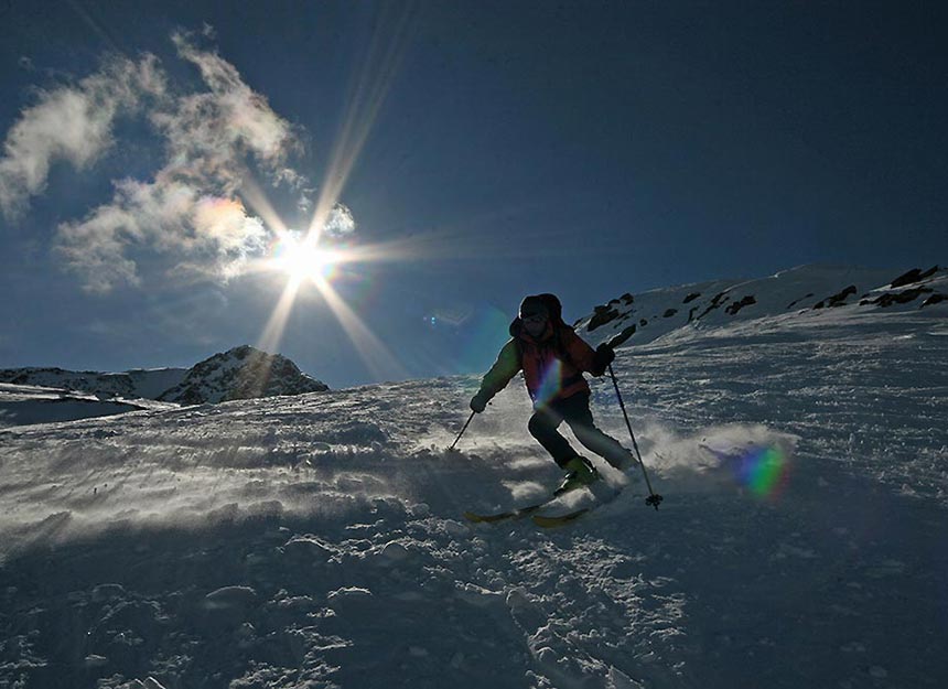 Skitour - Piz Cavradi