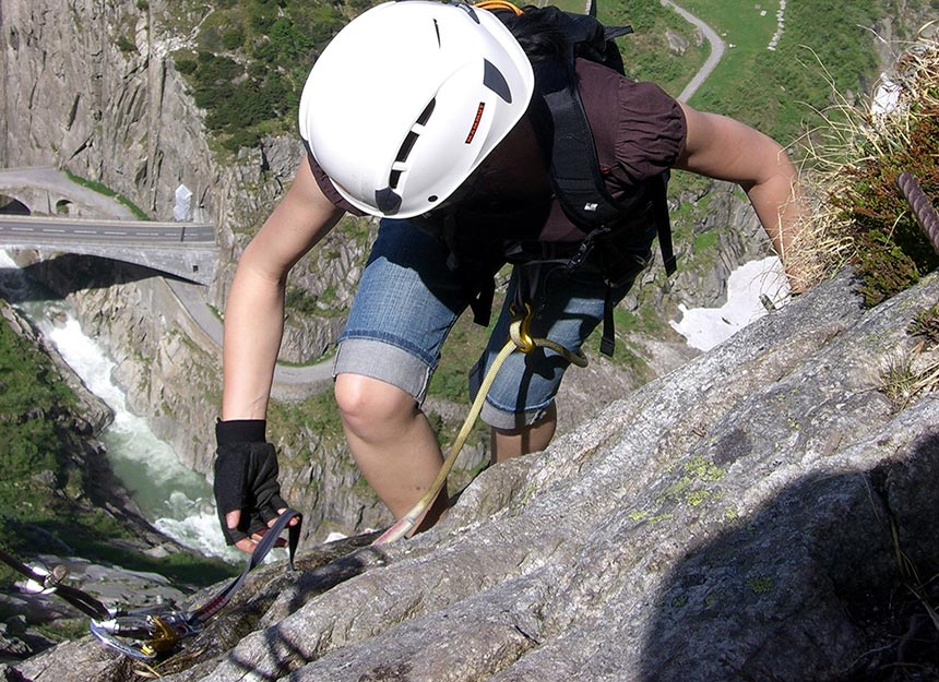 Klettersteig - Diavolo Klettersteig - Tüfelstalboden