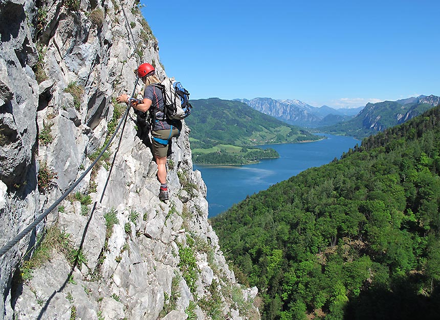 Klettersteig - Drachenwand Klettersteig