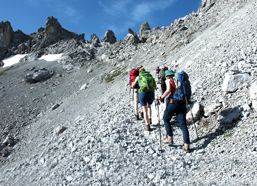 Bergtour - Drusenfluh-Rundtour - Drusentor