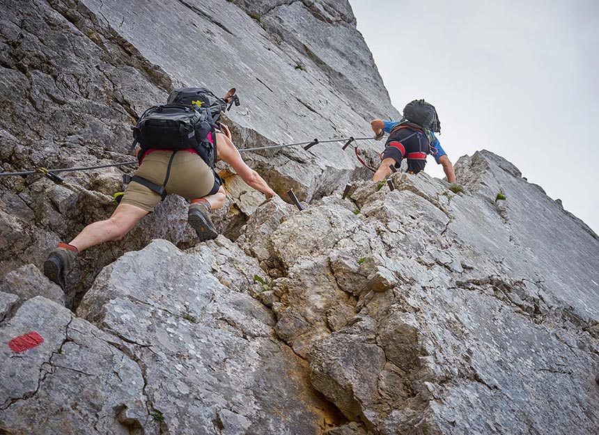 Klettersteig - Ellmauer Halt - Gamsängersteig