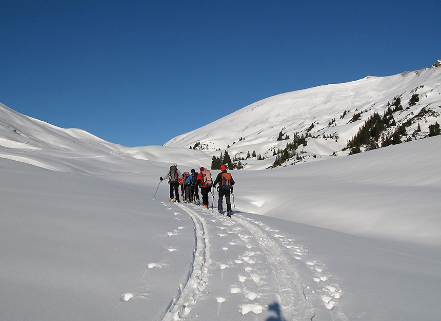 Skitour - Falzer Kopf - Steinmandl