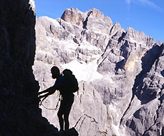 Klettersteig - Cengia Gabriella Klettersteig