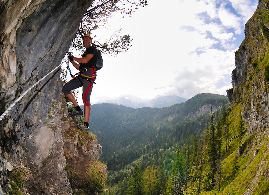 Klettersteig - Isidor-Klettersteig Grünstein