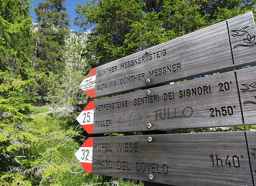 Bergtour - Günther Messner Steig - Tullen - Wälscher Ring