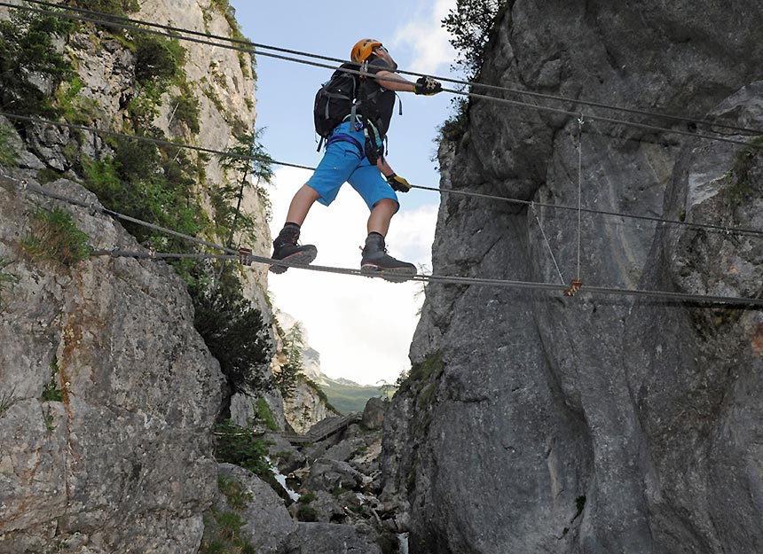 Klettersteig - Hias und Siega Klettersteig