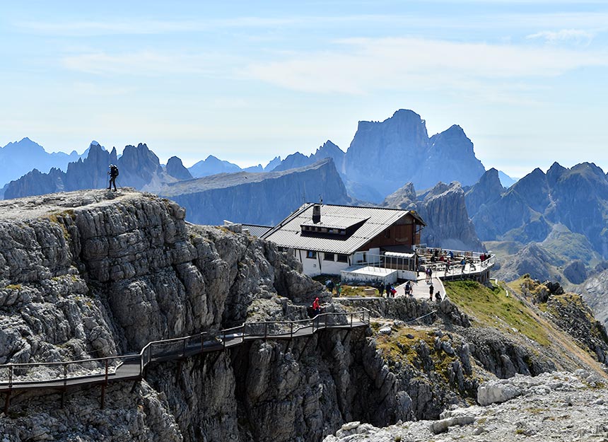 Klettersteig - Lagazuoi Klettersteig – Kaiserjägersteig