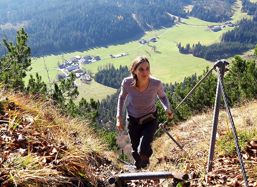 Klettersteig - Niederkaiserkamm - Maiklsteig