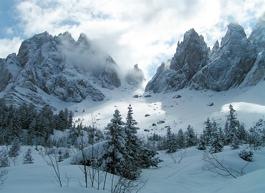 Skitour - Mittagsscharte (Forcla de Mesdi)