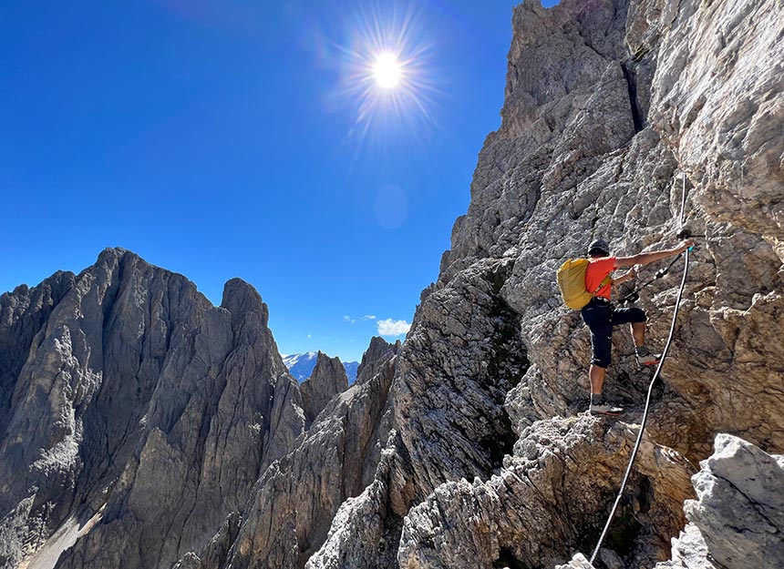 Bergtour - Plattkofel - Oskar Schuster Steig