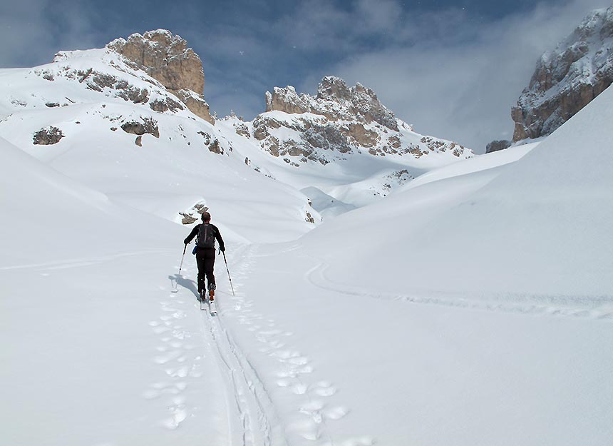 Skitour - Rosengarten Durchquerung