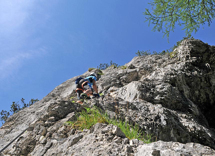 Klettersteig - Rosina Klettersteig