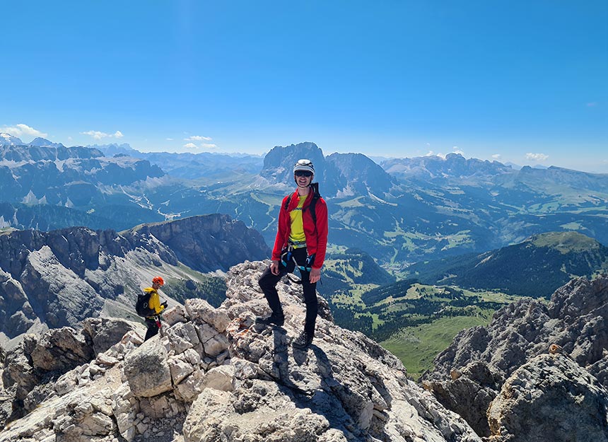 Klettersteig - Sass Rigais