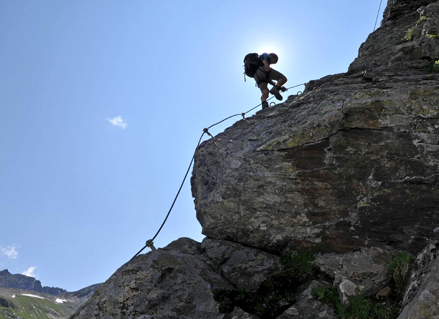 Klettersteig - Schwärzenkamm Klettersteig