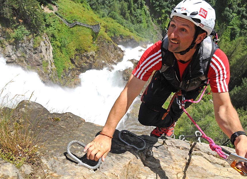 Klettersteig - Stuibenfall Klettersteig