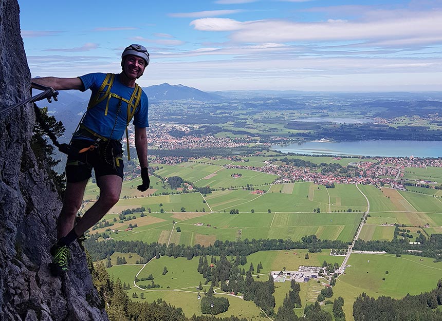 Klettersteig - Tegelberg-Klettersteig