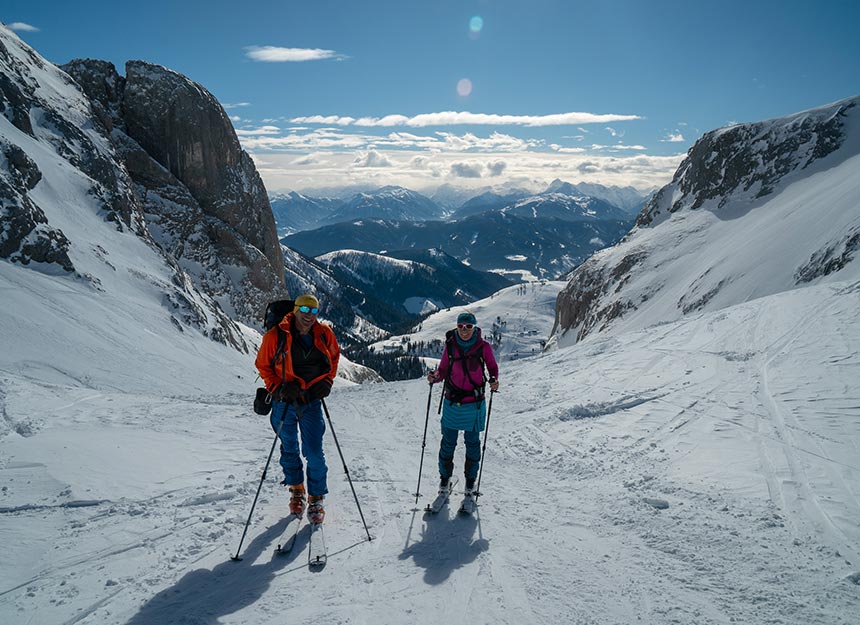 Skitour - Scheiblingkogel - Tennengebirgsdurchquerung