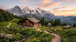 Eine Berghütte in Traumlage