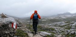 Bergwandern bei Schlechtwetter