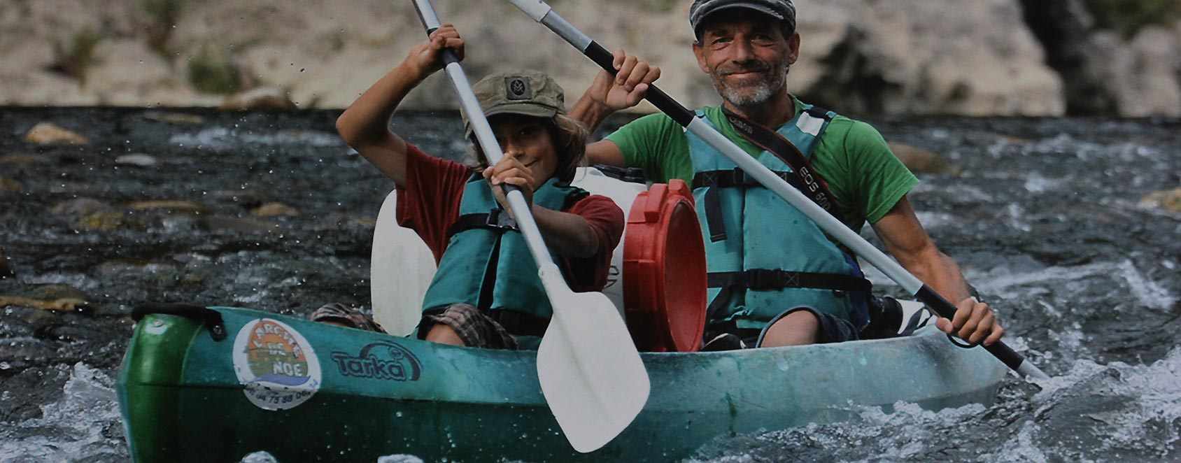 Paddeln auf der Ardèche