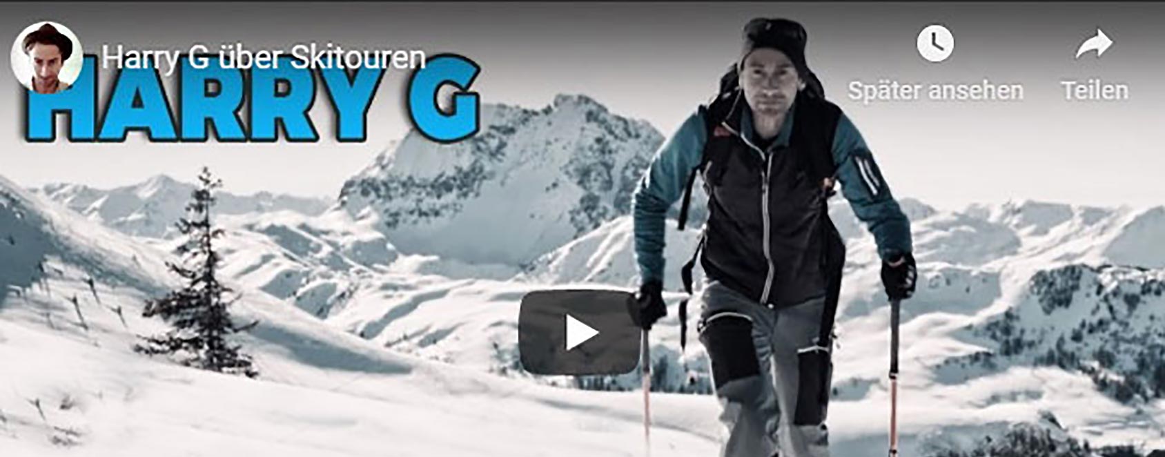 HARRY G über´s Skitourengehen
