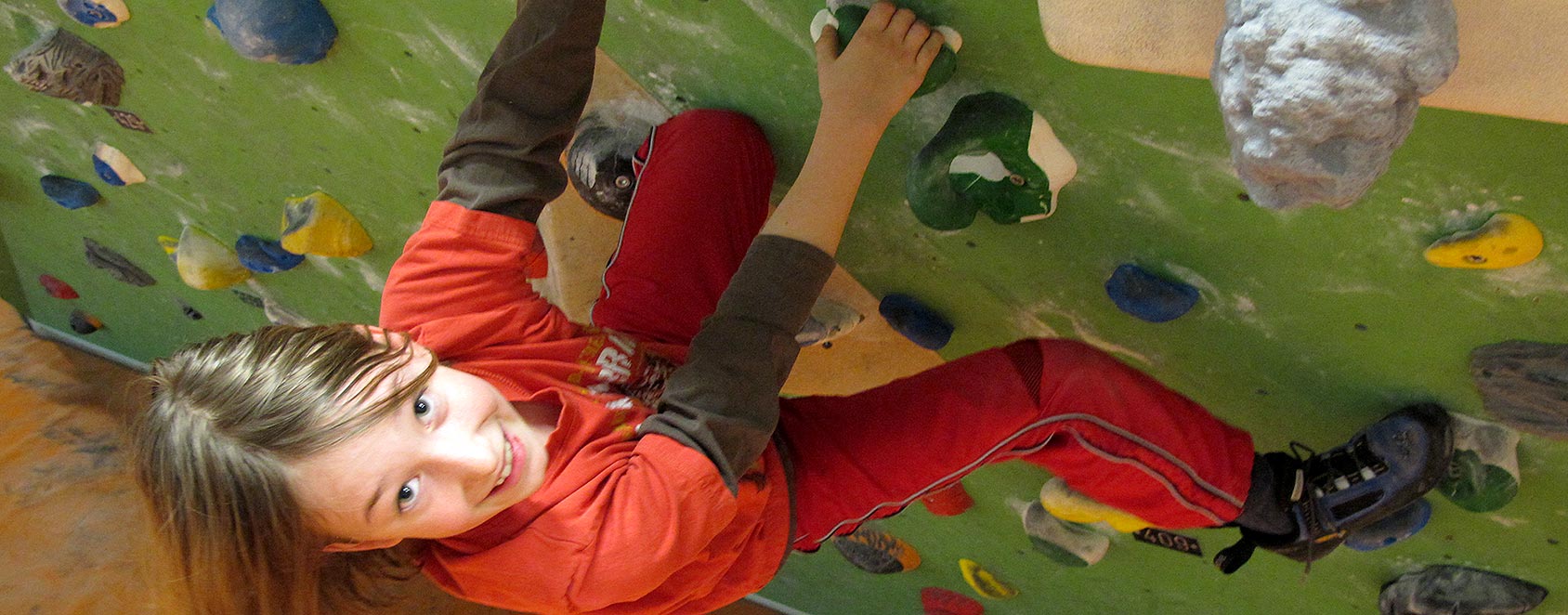 Klettern mit Kindern