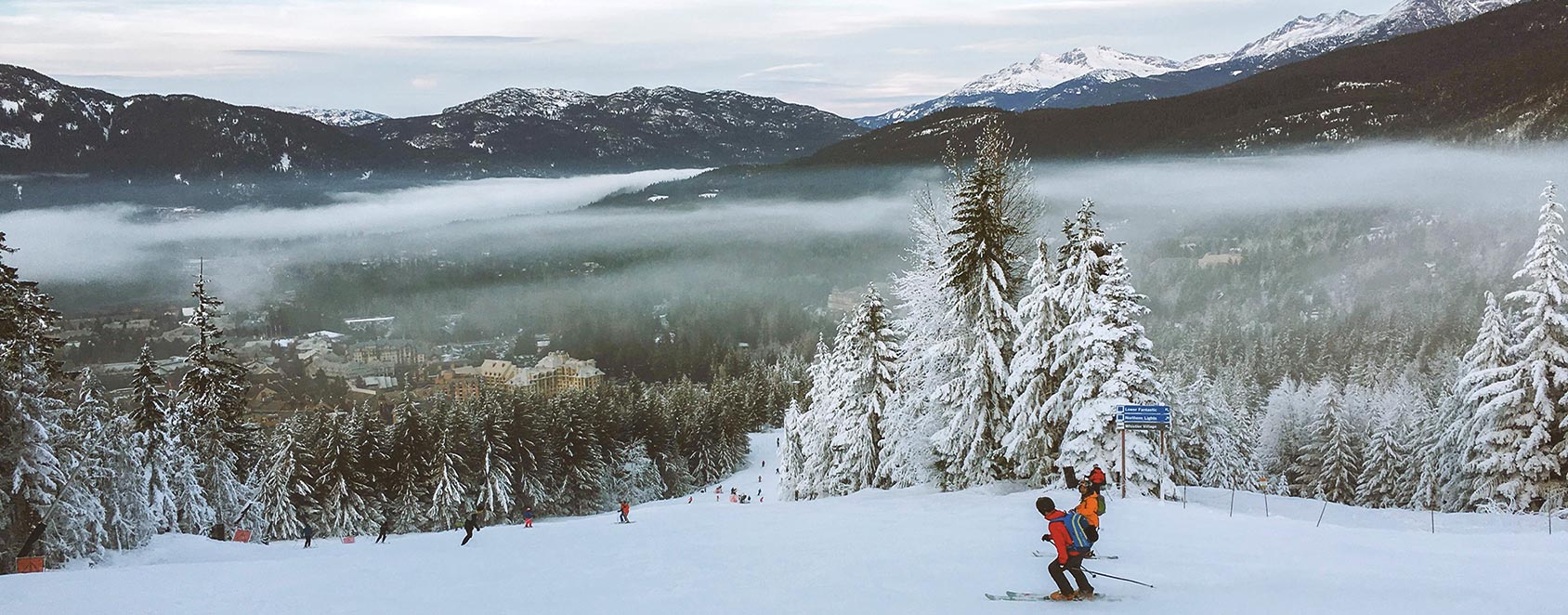 Skifahren im Schneeparadies Kanada