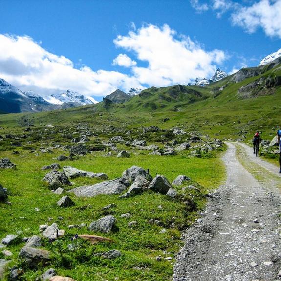 Mit dem E-Bike auf den Berg