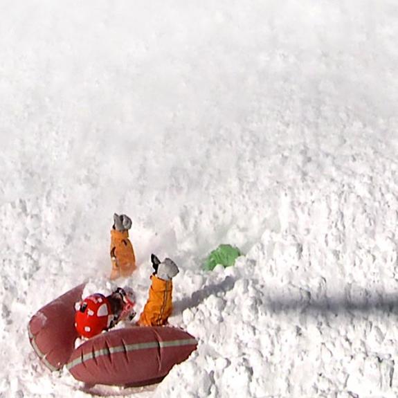 Video - Lawinen bei Dreharbeiten