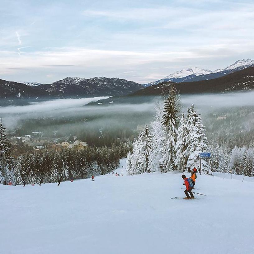 Skifahren im Schneeparadies Kanada