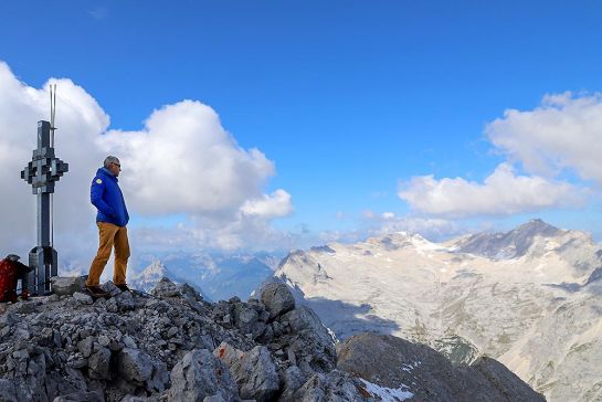 Gipfelblick zur Zugspitze