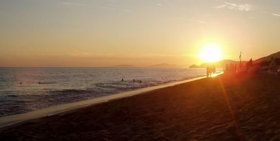 An der Küste der Toskana gibt es wunderbare Strände