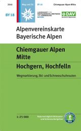 Skitourenkarten vom Alpenverein mit Skirouten